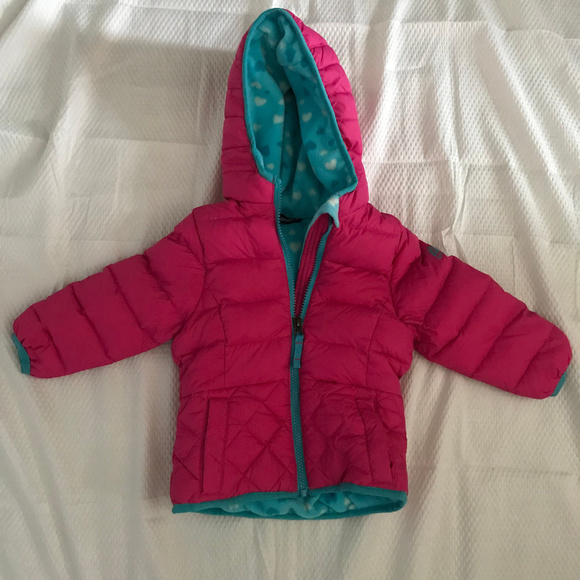 baby girl fleece lined jacket